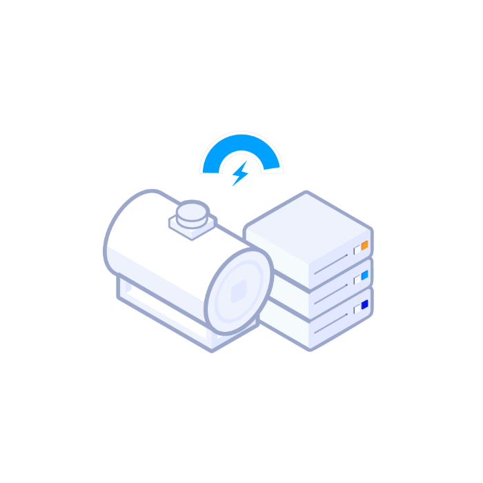 Chiller database connection and efficiency measurement